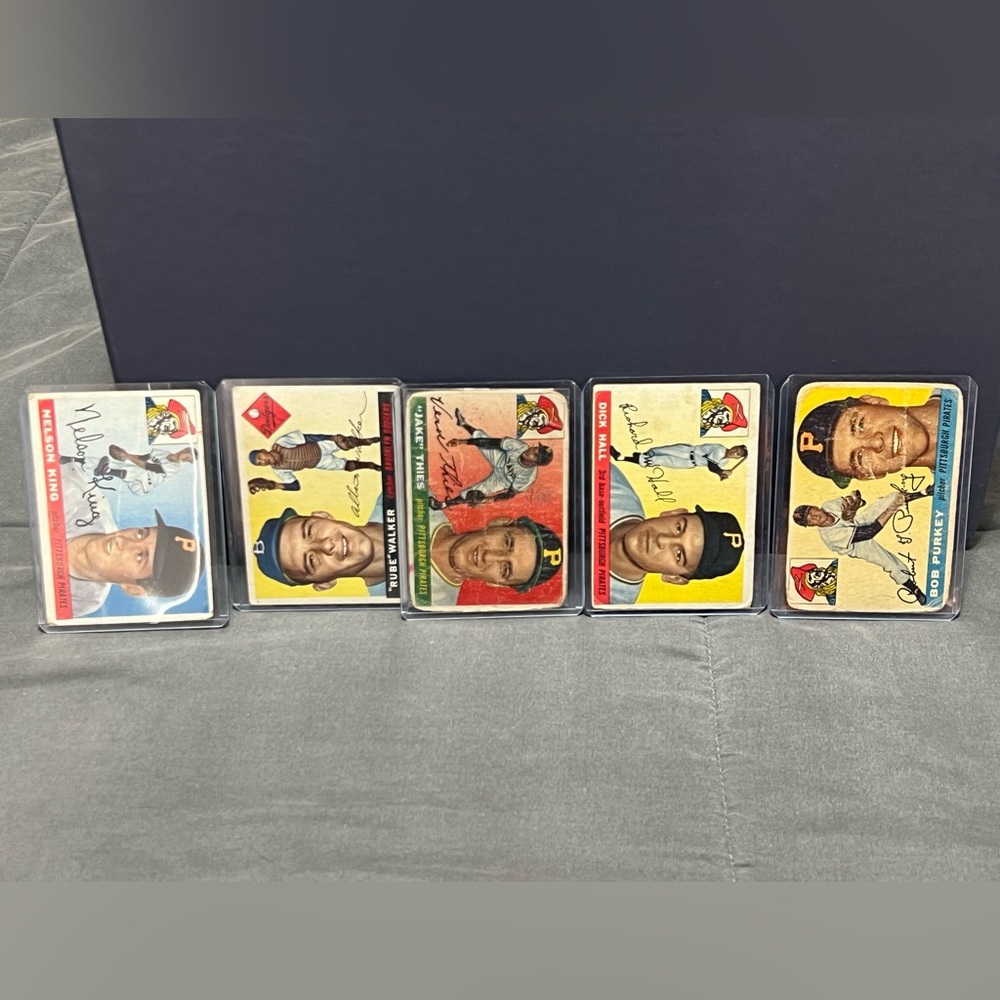 1955 Topps Baseball Card Lot 5 COUNT